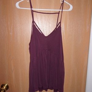 Strappy babydoll tank